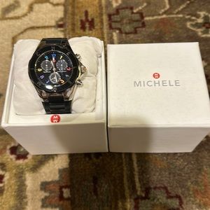 Michele watch. Multi-color dial. Gently used. Needs new battery.